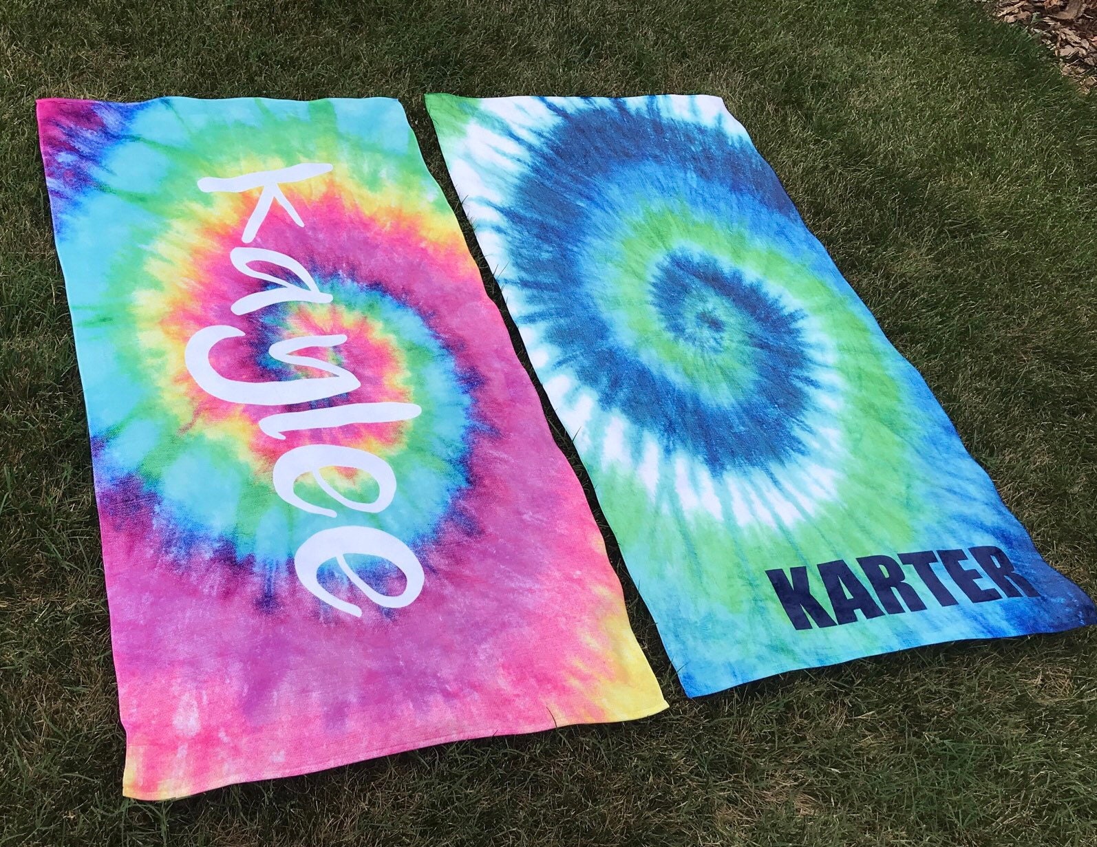 Tie dye cheap beach towel