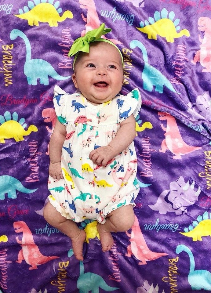 dinosaur blanket baby