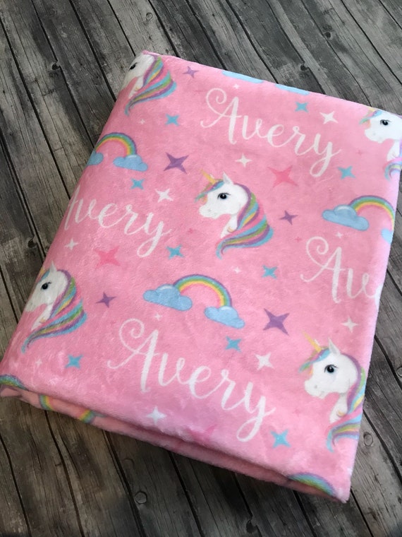 SALE Personalized Baby Blanket Unicorn Blanket Unicorn Theme Unicorn Birthday Gift Unicorn Bedding Newborn Baby Girl Baby Boy SNU1 Etsy