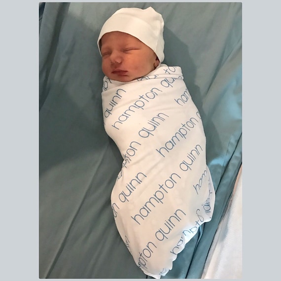 personalized baby swaddle blankets