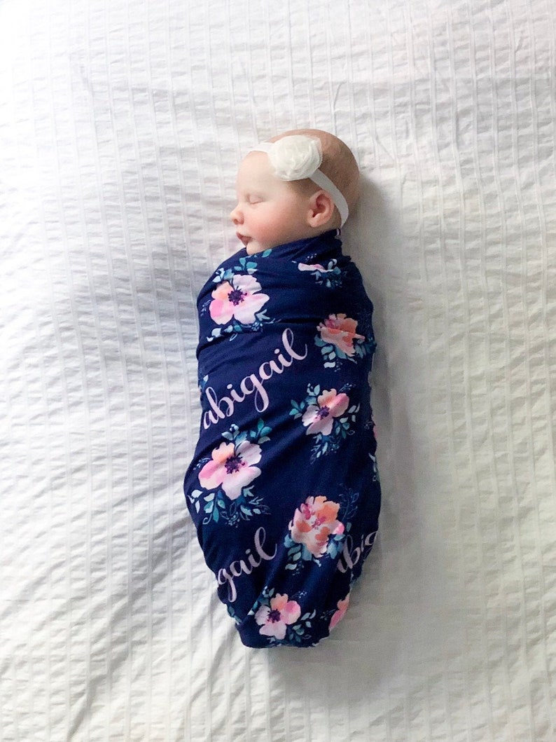 etsy baby name blanket