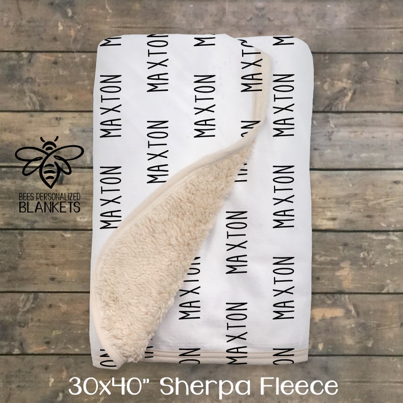 Personalized Baby Blanket Baby Name Swaddle Newborn Baby Etsy