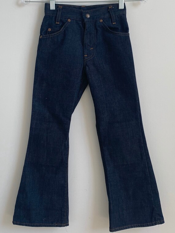 Vintage 70s Levi’s kids orange tab bell bottoms