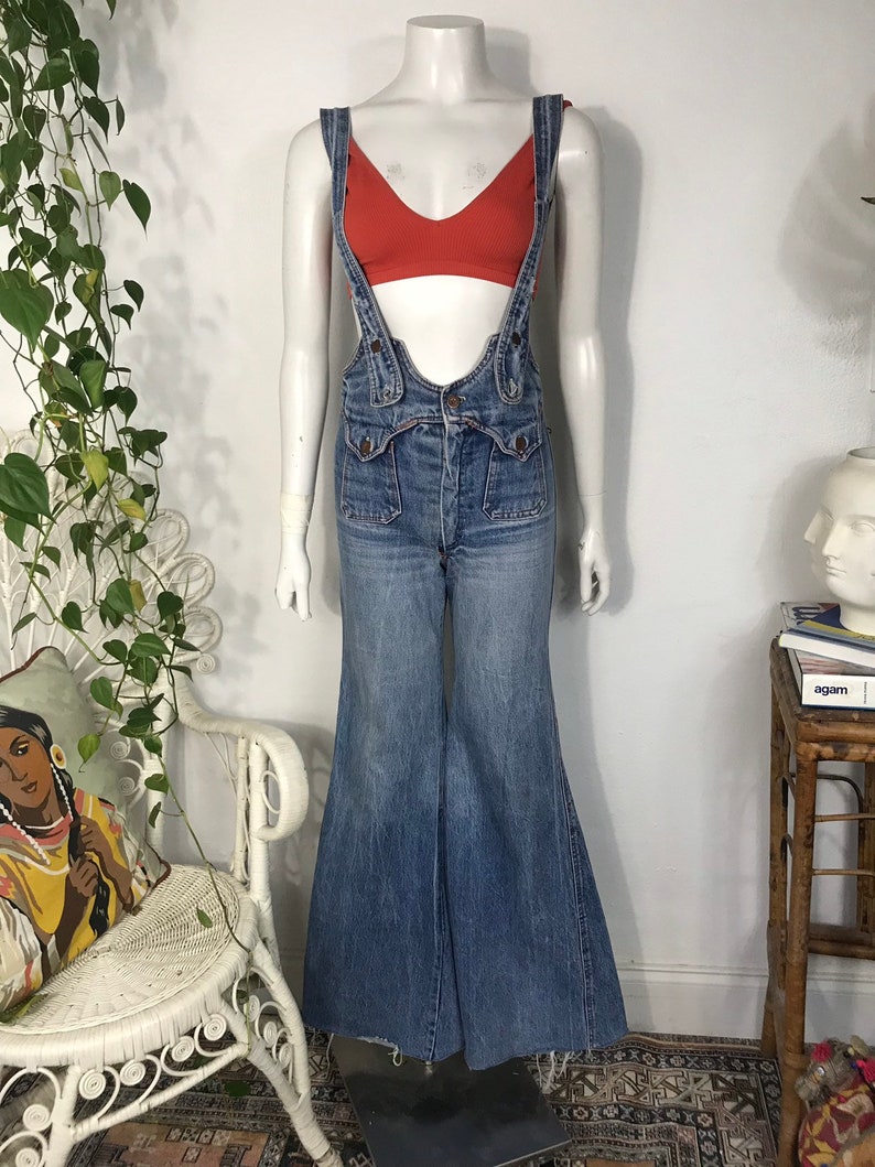 flared bottom jumpsuit