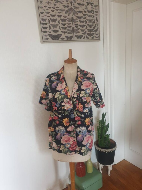 Veste Cacharel Violette En Laine - Taille 38 - Comme Neuf