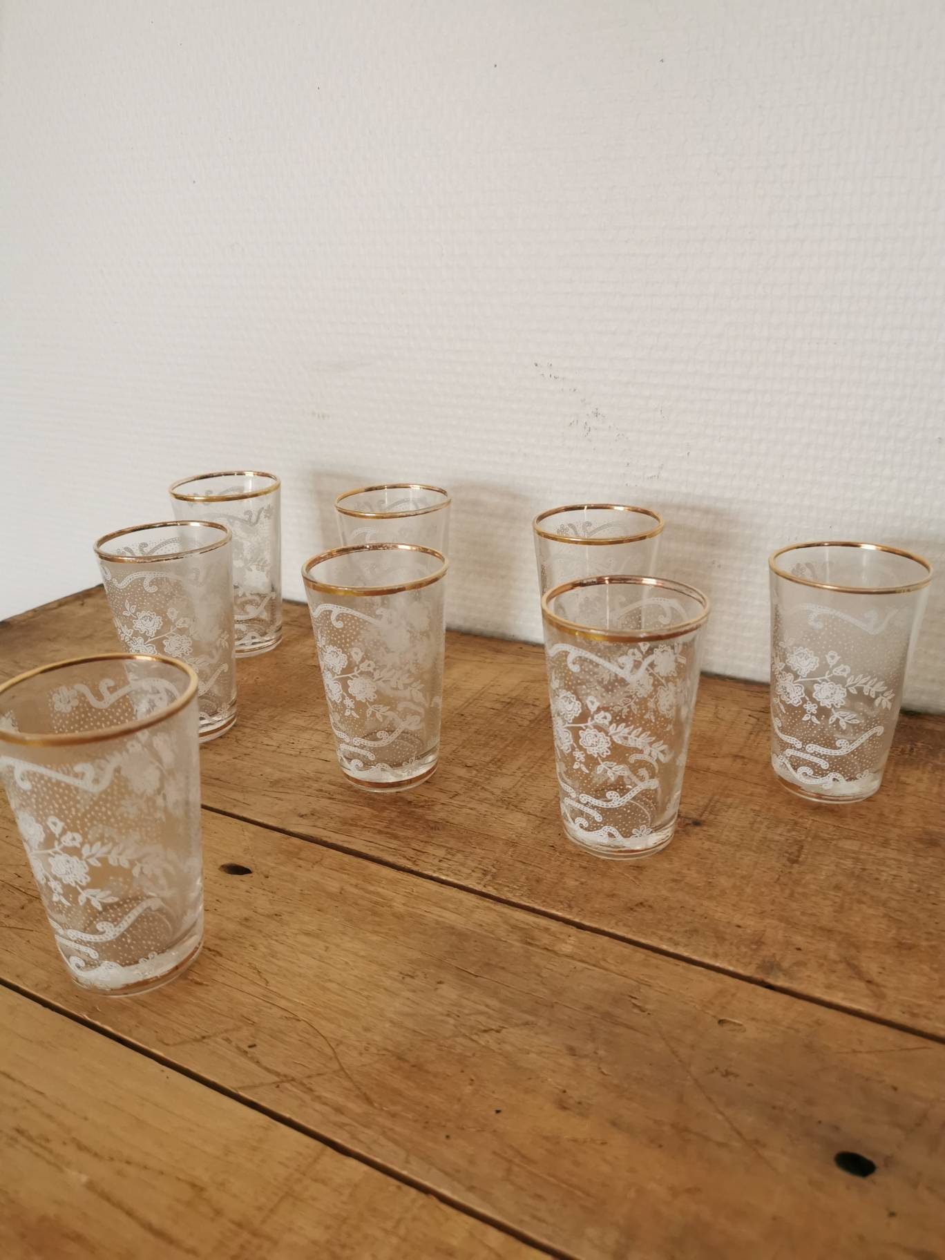 Verres à Thé Vintage