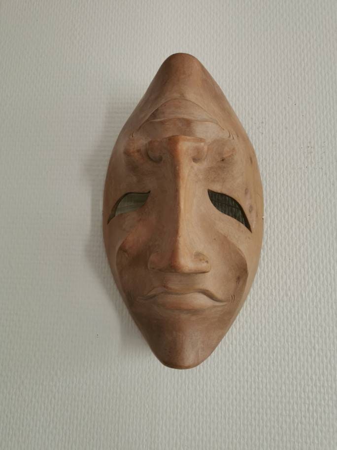 Wooden Mask Etsy