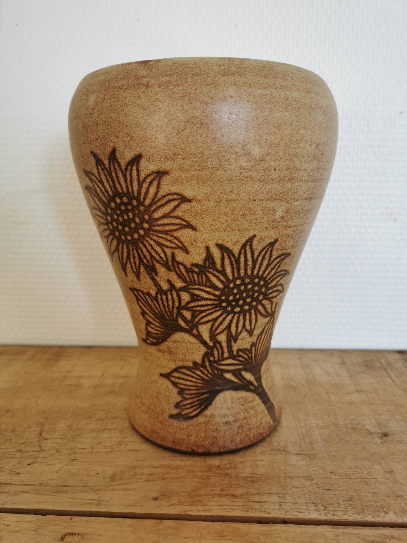 Vase en Grès Vintage