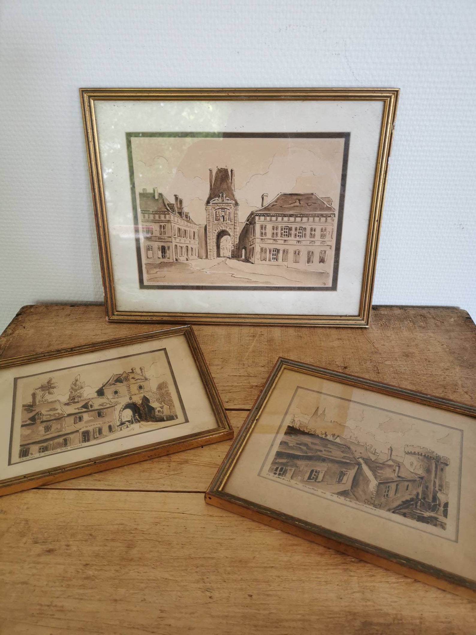 Vintage watercolor paintings Etsy