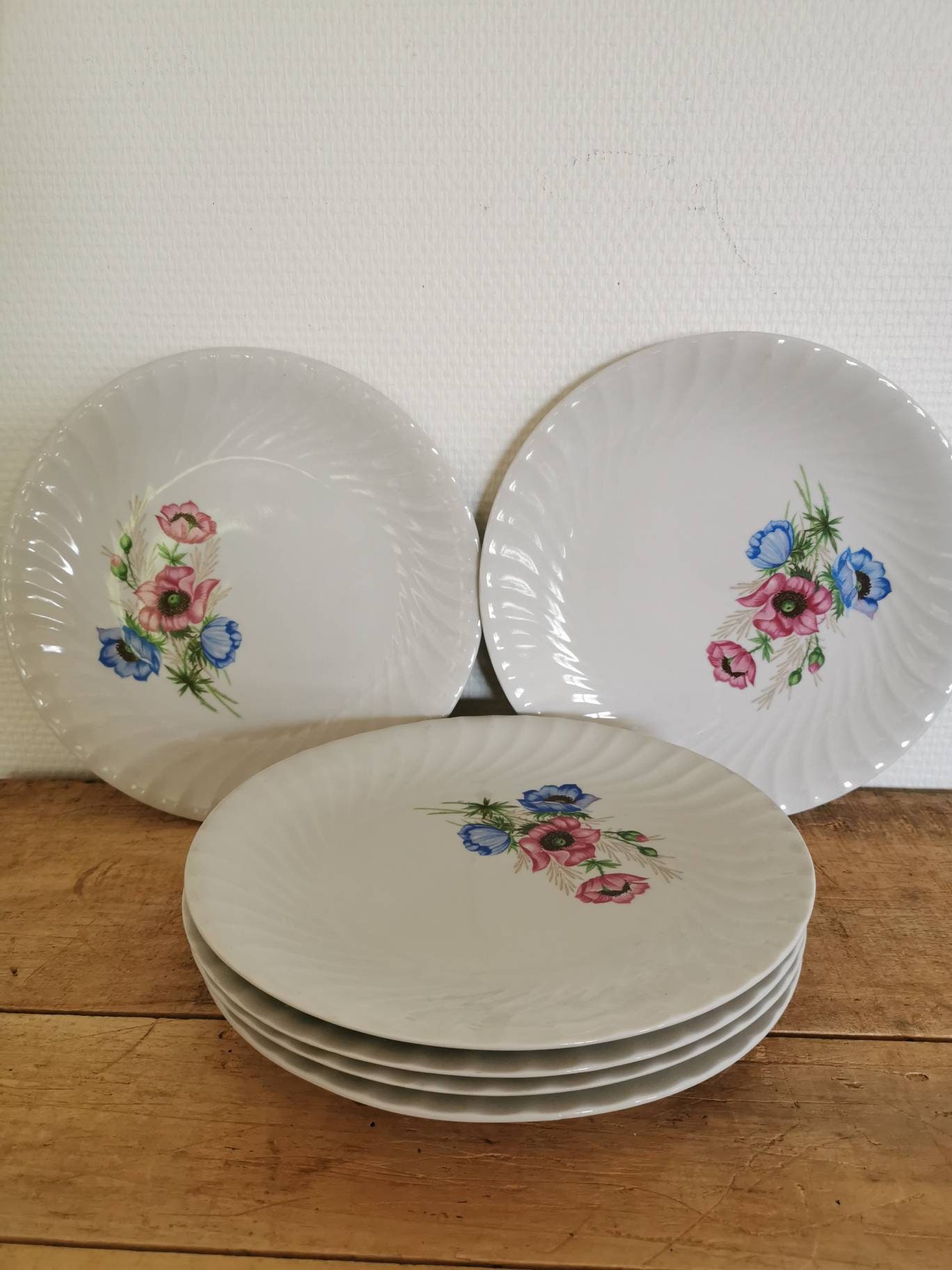 Assiettes Porcelaine Vintage