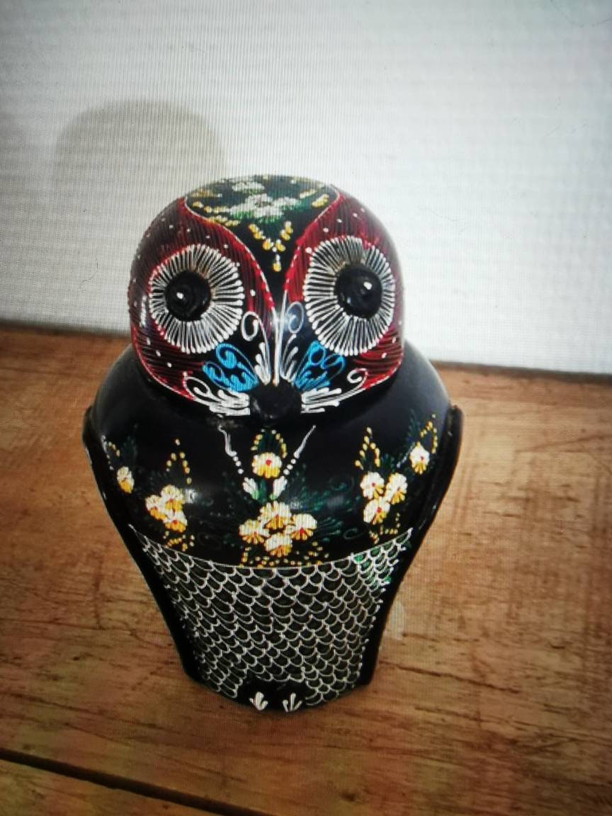 Boîte Chouette Vintage