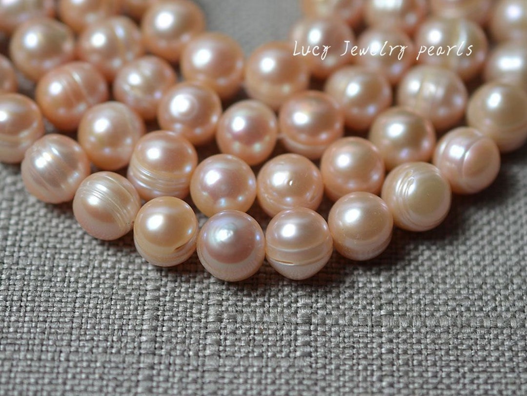 Freshwater Pearl Necklace 8.5-9.5mm Wholesale Peach Pearl