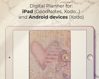 Digital Planner: Undated, Hyperlinked, Goodnotes Notability Template (PDF)