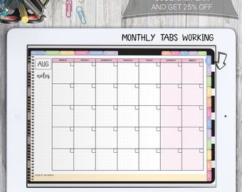Teacher Digital Planner: GoodNotes, Notability, Xodo Compatible (PDF Planner)
