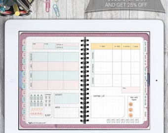 13 weeks SLIMMING Journal, Diet Journal, Slimming World Food Diary, SL Weight loss, GoodNotes Planner, ipad Planner, Digital Tracker