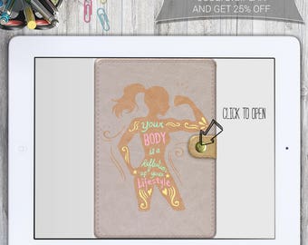 Undated Fitness Digital Planner: Workout Tracker, GoodNotes Planner (PDF)