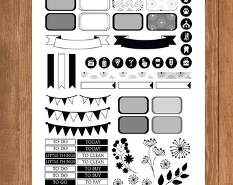 Wildflower Foiled Planner Sticker Kit – Bloom Paper Studio