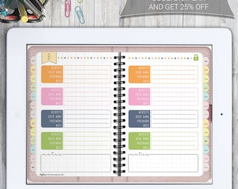 Digital Password Tracker for GoodNotes, Android, PC (PDF)