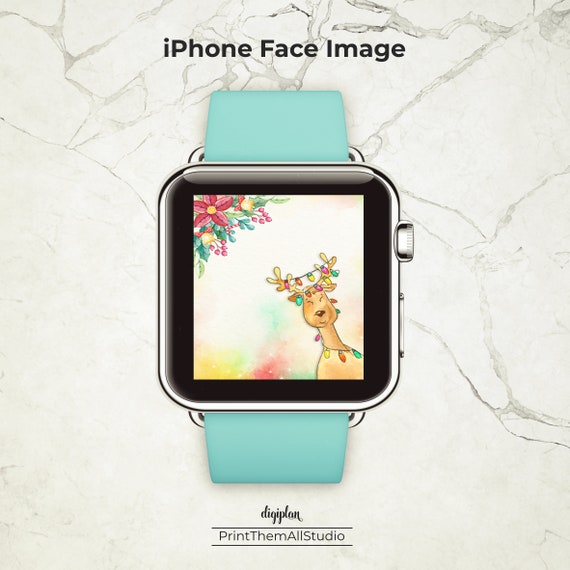Apple Watch Wallpaper Apple Christmas Face Image Apple Etsy 日本
