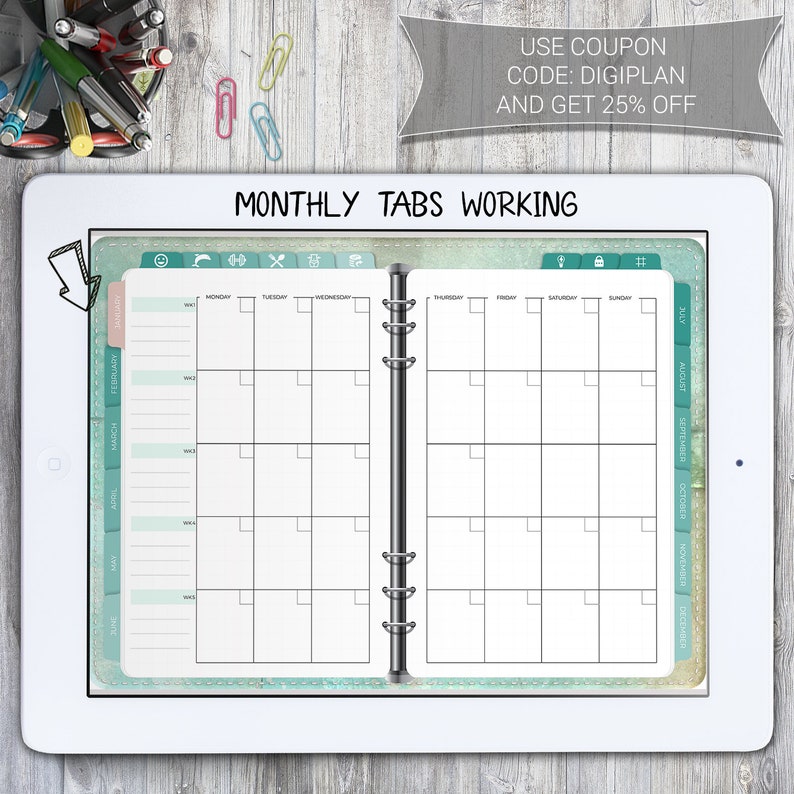notability weekly planner template notability weekly planner template