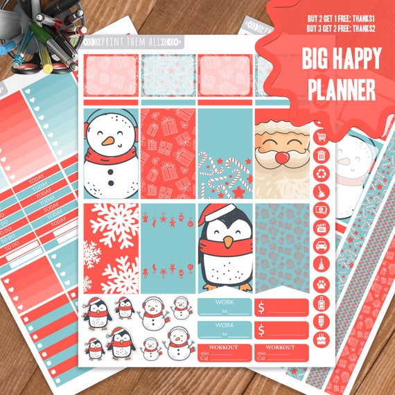 christmas-planner-stickers-printable-big-happy-planner-etsy