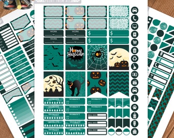 Halloween Planner Stickers Printable,Weekly Kit, Stickers for ERIN CONDREN LIFEPLANNER™,Planner Kit, Washi,Eclp stickers,Instant download