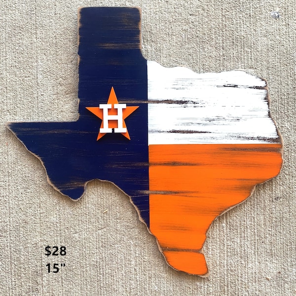 Houston Astros Rustic Sign