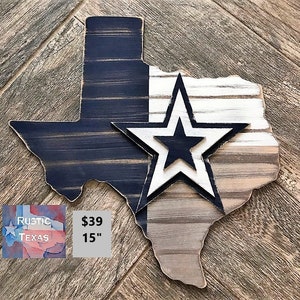 Dallas Cowboys Rustic Sign