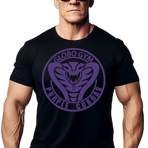 Globo Gym T Shirt for Men Funny TV, Movie & Cartoon Themed Workout Training Top Perfect for Fitness and Pop Culture Fans Gym Shirt Tee