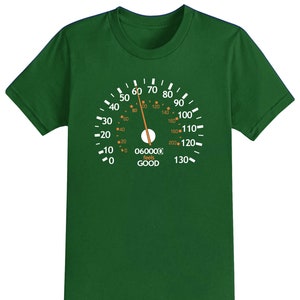 Mens Speedometer 60th Birthday Gift Sixty Gifts Year 2023 Unisex T-Shirt Funny Tee Present 60 Years Old