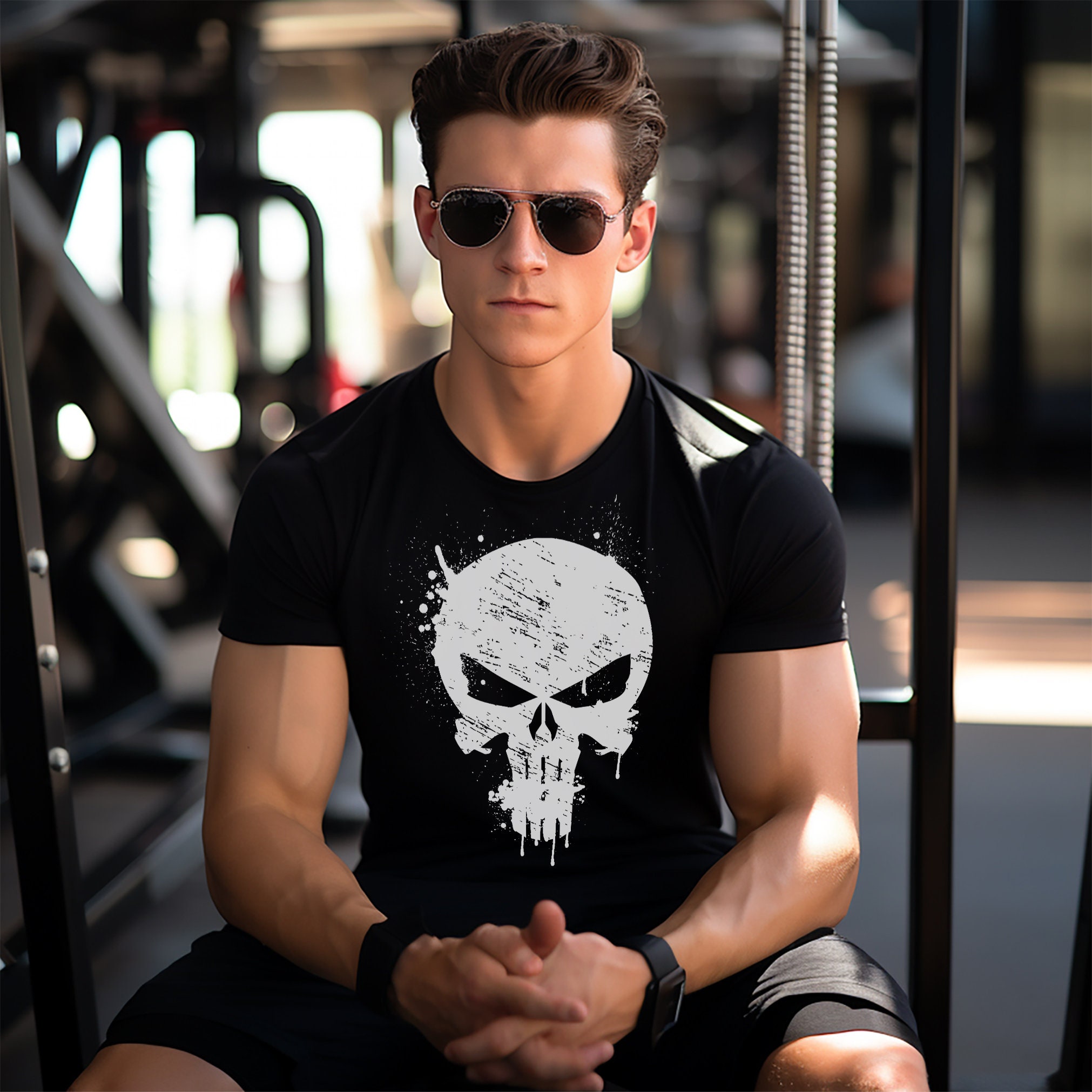 The punisher store workout shirt