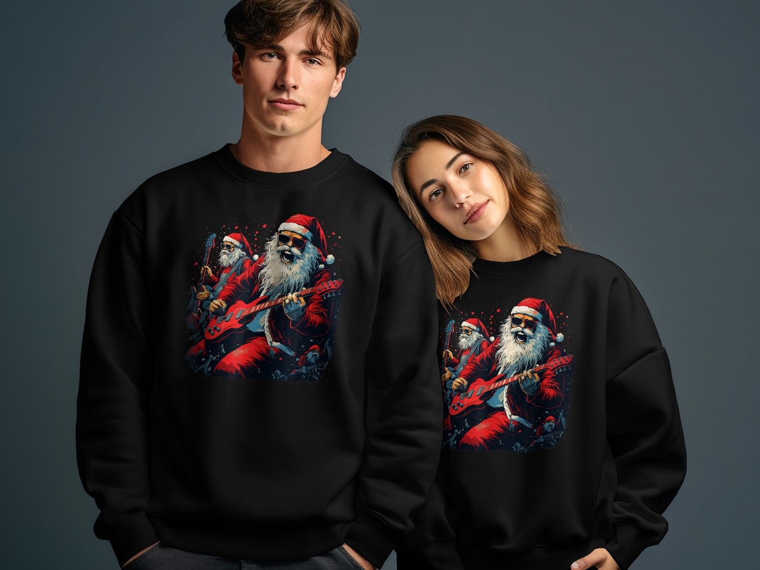 Sweat-shirt De Noël Pour Hommes - Manches Longues, Motifs Festifs, Confortable, Coupe Ajustée - 4