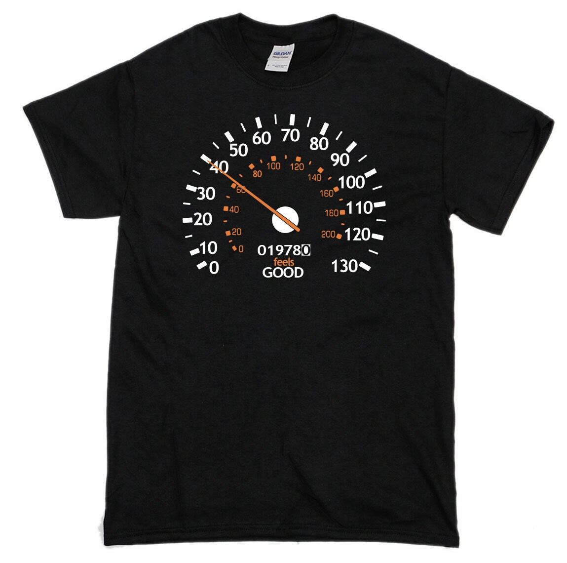 Image of 40Th Birthday T-Shirt Speedometer Men's Comedy T-Shirts