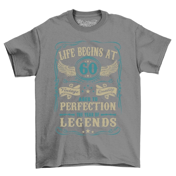 Cadeau homme T shirt homme 60 ans la perfection –