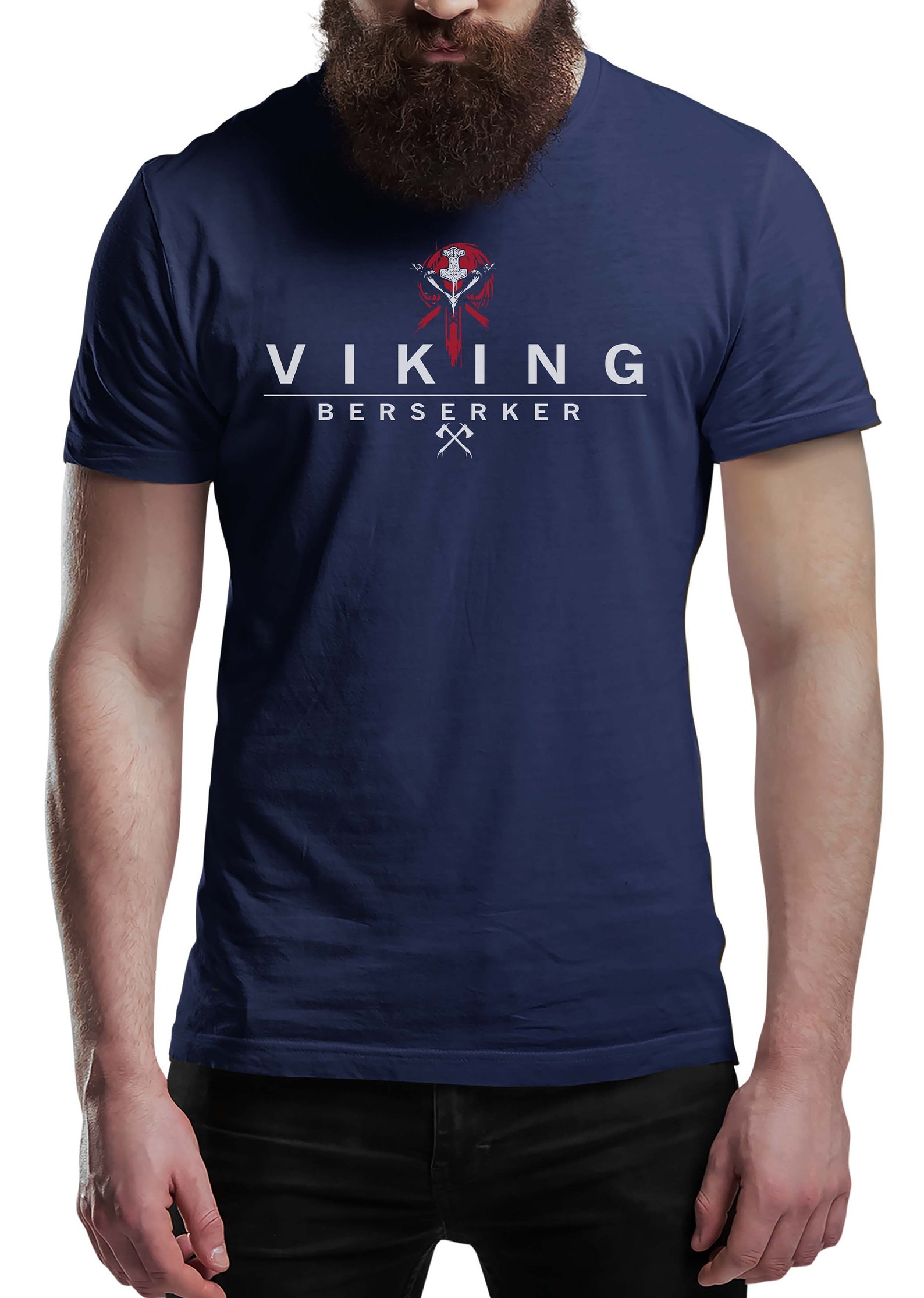 Viking Berserker T-Shirt Valhalla Tee Shirt Norway Norse | Etsy