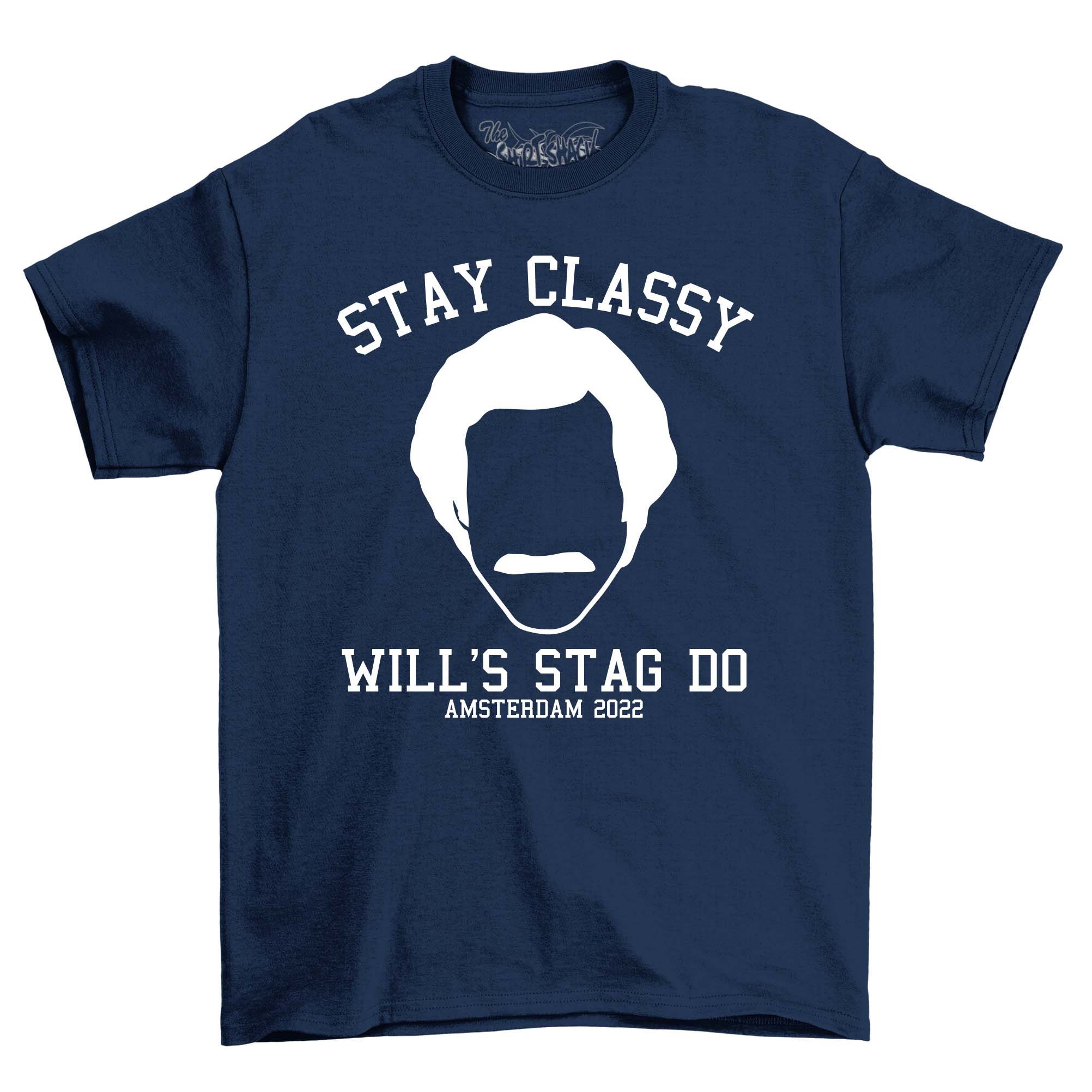 Personalised Stag Do T Shirt for Men 