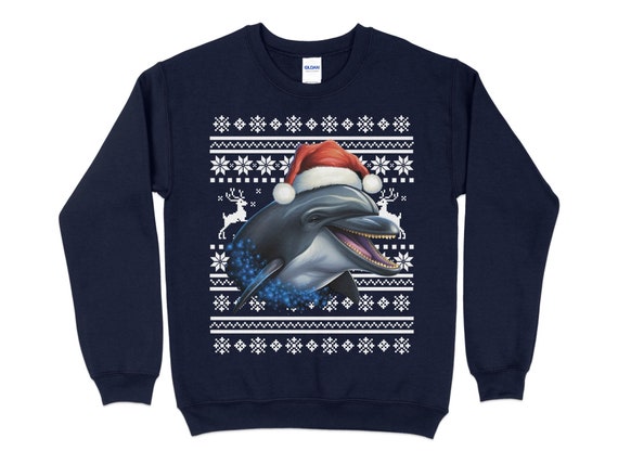 Dolphin christmas sweater online