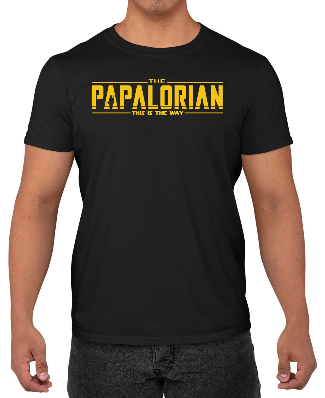 The Papalorian This is the Way Mandalorian T-shirt Men's - Etsy