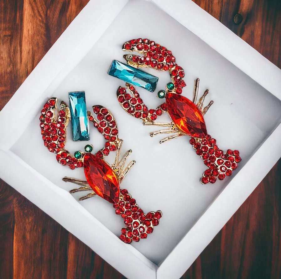Swarovski ocean crab earrings sale