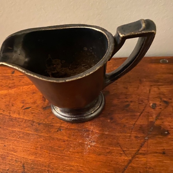 Quadruple Silver Antique Creamer