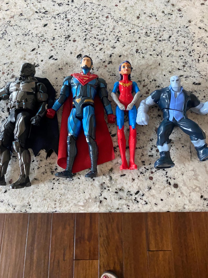 Set of 4 Dcvintage Comic Figures - Etsy