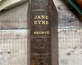 Libro vintage de tapa dura de Jane Eyre: edición de Odhams Press de la década de 1930
