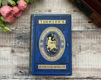 Poetical Works by James Thomson Vintage Antique Illustrated Beautiful Binding Book...Published by Ward, Lock and Co Ltd