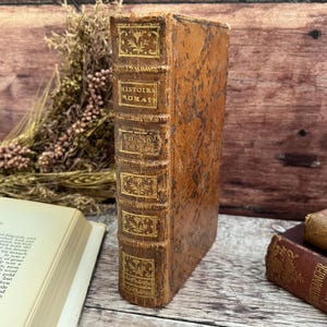 1769 Histoire Romaine De Tite Live Antiquarian Full Leather Antique French Hardback Book...published in the 18th Century