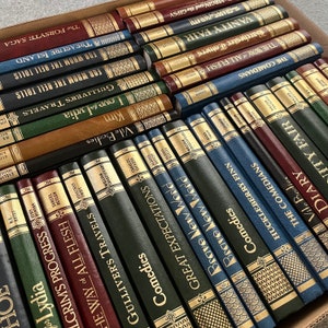 Discover a Classic...Individual Books to Buy in Decorative Bindings...Colourful Books Classic Literature...Late 1980's