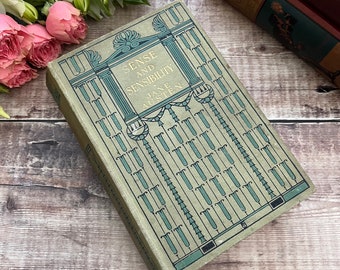 1909 Sense and Sensibility by Jane Austen Rare Antique Late Edwardian Vintage Illustrated Book ...published by Macmillan and Co Ltd