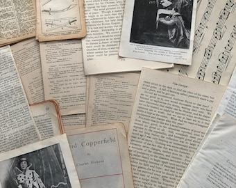 Vintage Paper Supplies