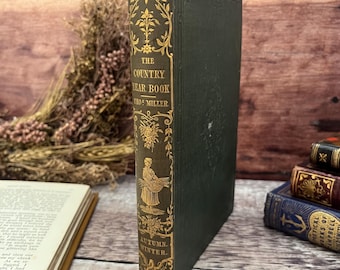 1847 Victorian Country Year Book: Wood Engraved Illustrations