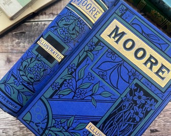 The Poetical Works of Thomas Moore; Floral Binding Illustrated