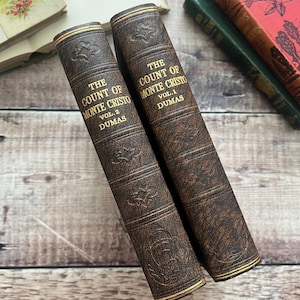 El Conde de Montecristo de Alexandre Dumas (Dos volúmenes, Vintage Books)